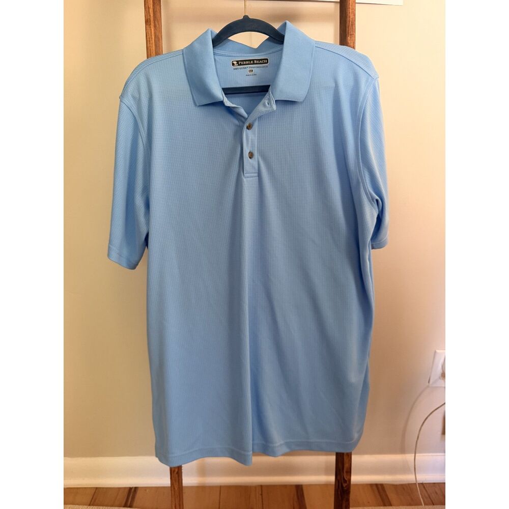 Blue Pebble Beach XL Polo
